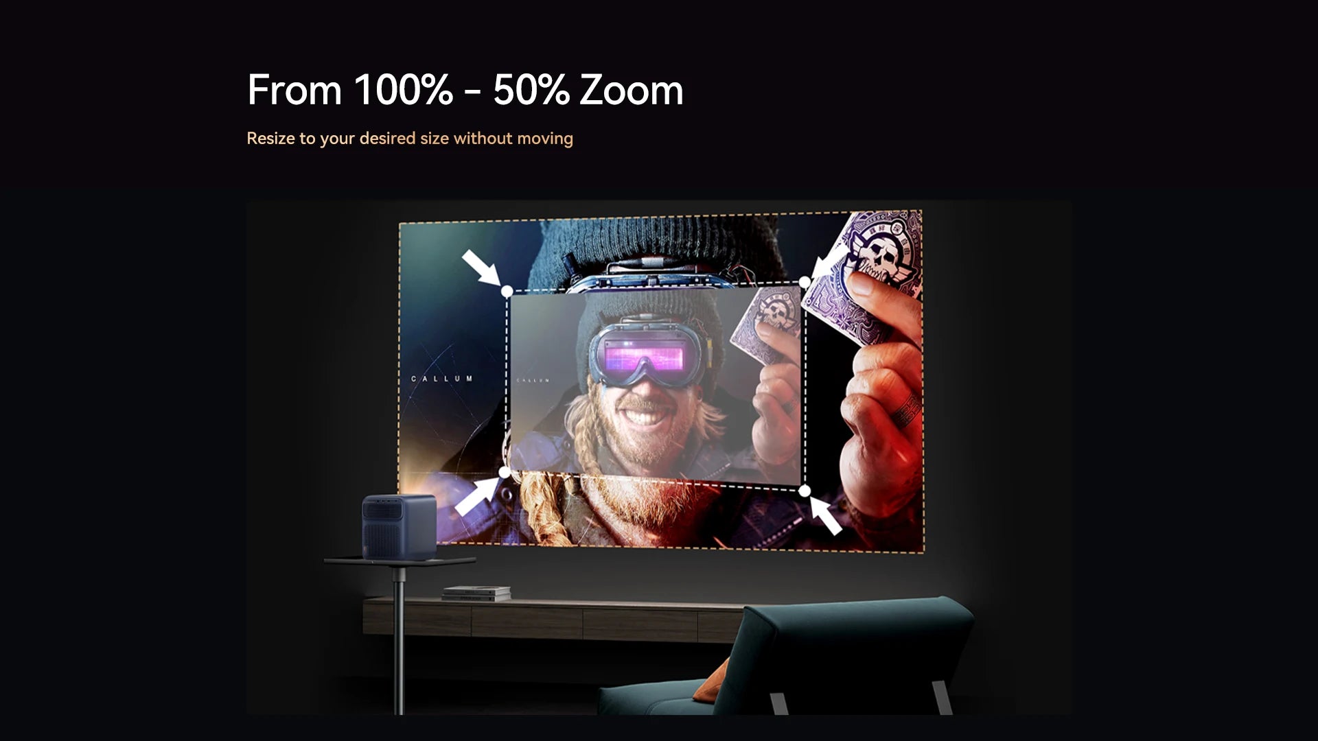 Projektor Wanbo Mozart 1 Pro: Android TV 11.0, Google Assistant, Netflix, 1080P, podpora za 4K, 900 ANSI lumnov, dvojni WiFi, certifikat DRM L1