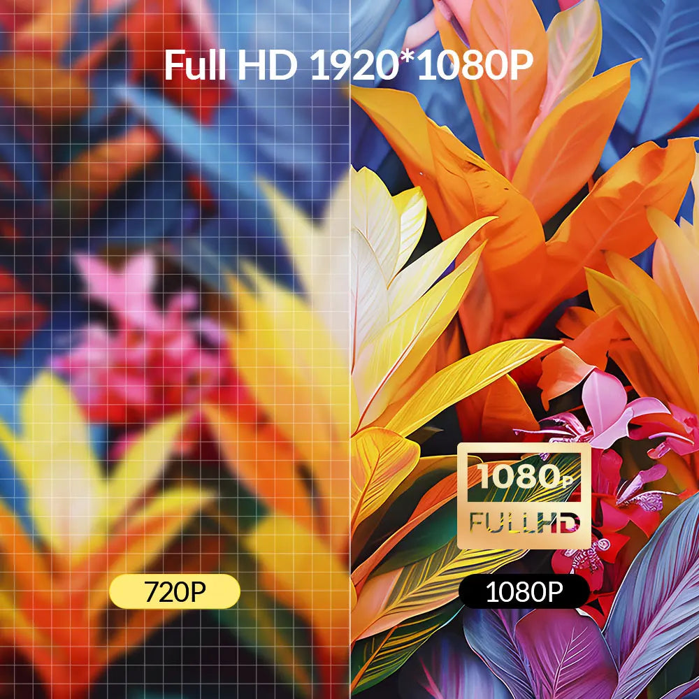 Projektor BYINTEK U80 Max 3D 4K - prenosni domači kino DLP z Androidom 11, WiFi, 1080P HD in vgrajeno baterijo 