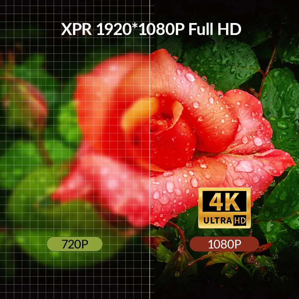 VEVSHAO V30 3D projektor - 4K pametni prenosni domači kino Android 