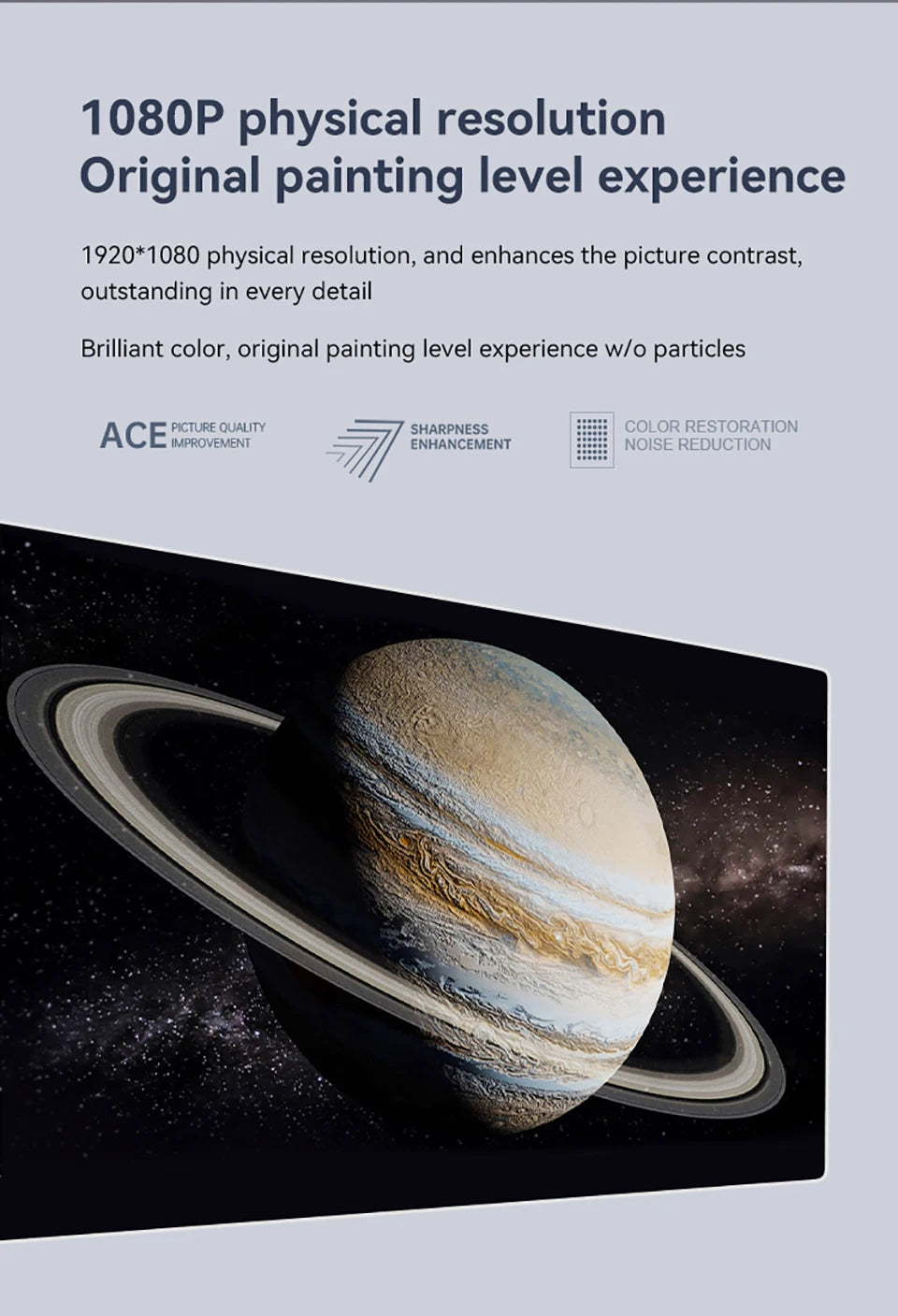 Projektor Wanbo TT Mini projektor s certifikatom Netflix 1080P Linux System, 650ANSI 4K Dolby Audio HDR10 Pametni domači kino 