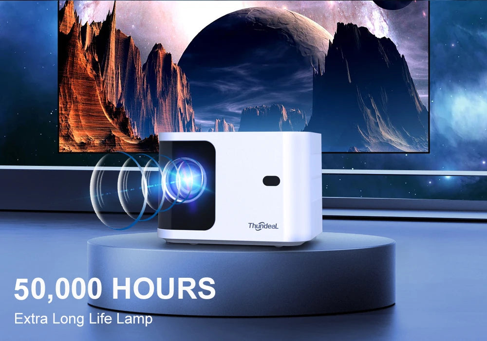 Mini projektor ThundeaL TD91/TD91W HD - 1080P, podpora za 4K, 5G WiFi, Android 