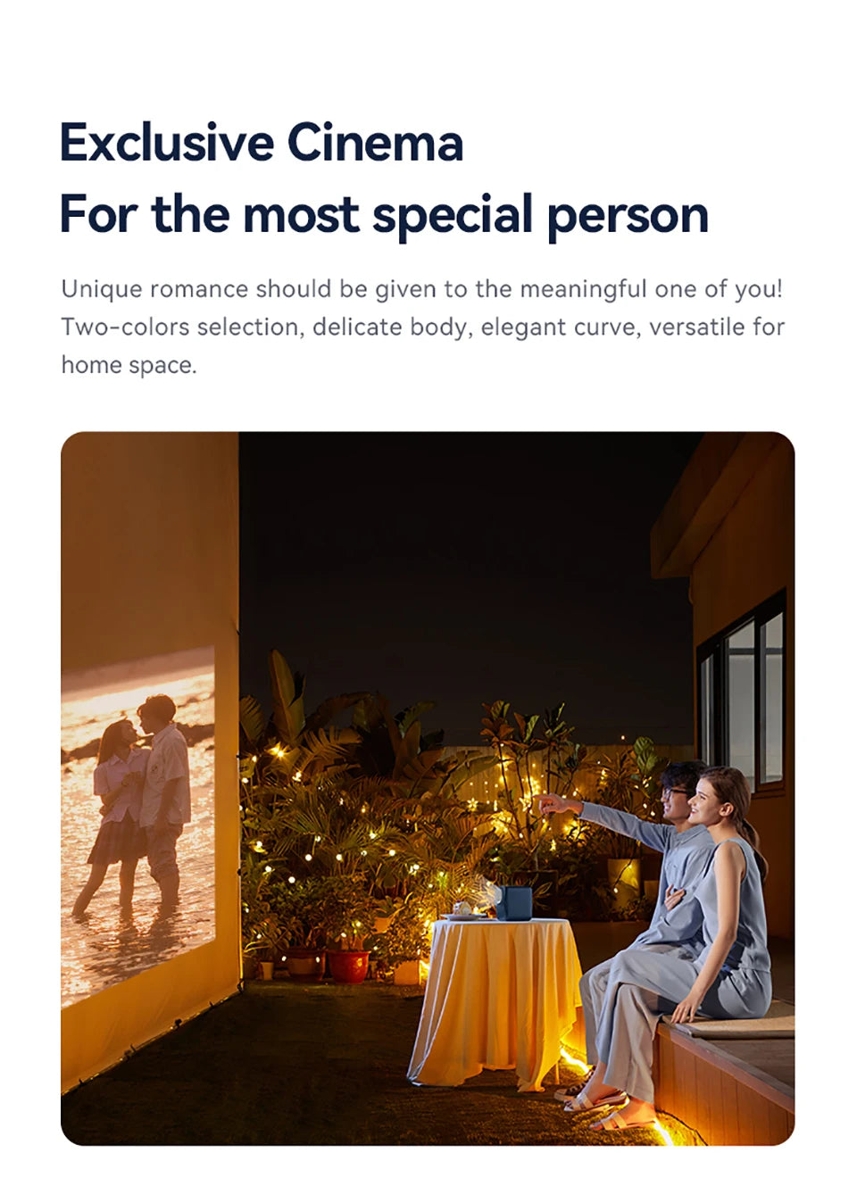 Mini projektor WANBO T2 Max Android 9.0, 1080p Full HD, 450 ANSI, WiFi, prenosni s HiFi zvokom za dom in na prostem 