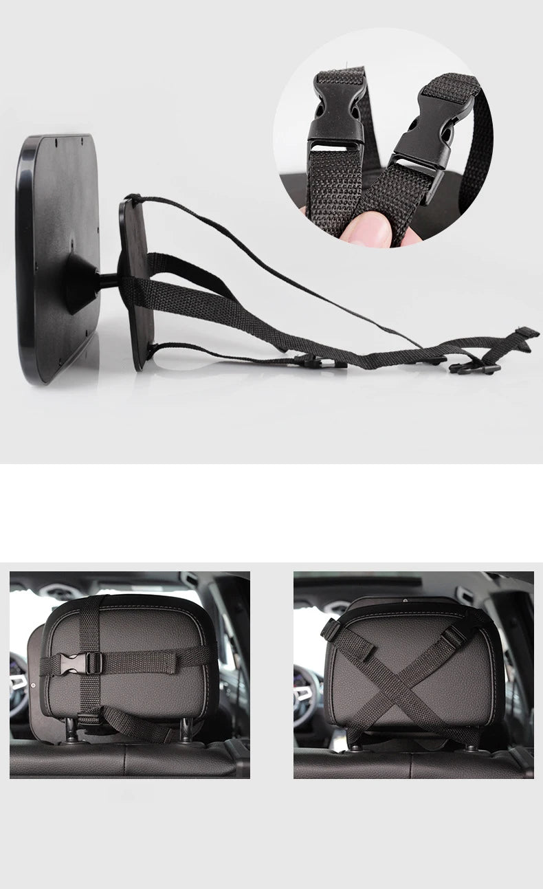 360° Rotating Baby Safety Mirror for Car | Shatterproof, Wide-Angle, Secure Mounting