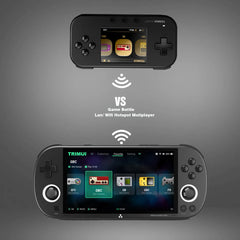 Smart Pro Handheld Game Console - 4.96'' IPS Screen, Linux System, Joystick, RGB Lighting, Retro Video Game Player