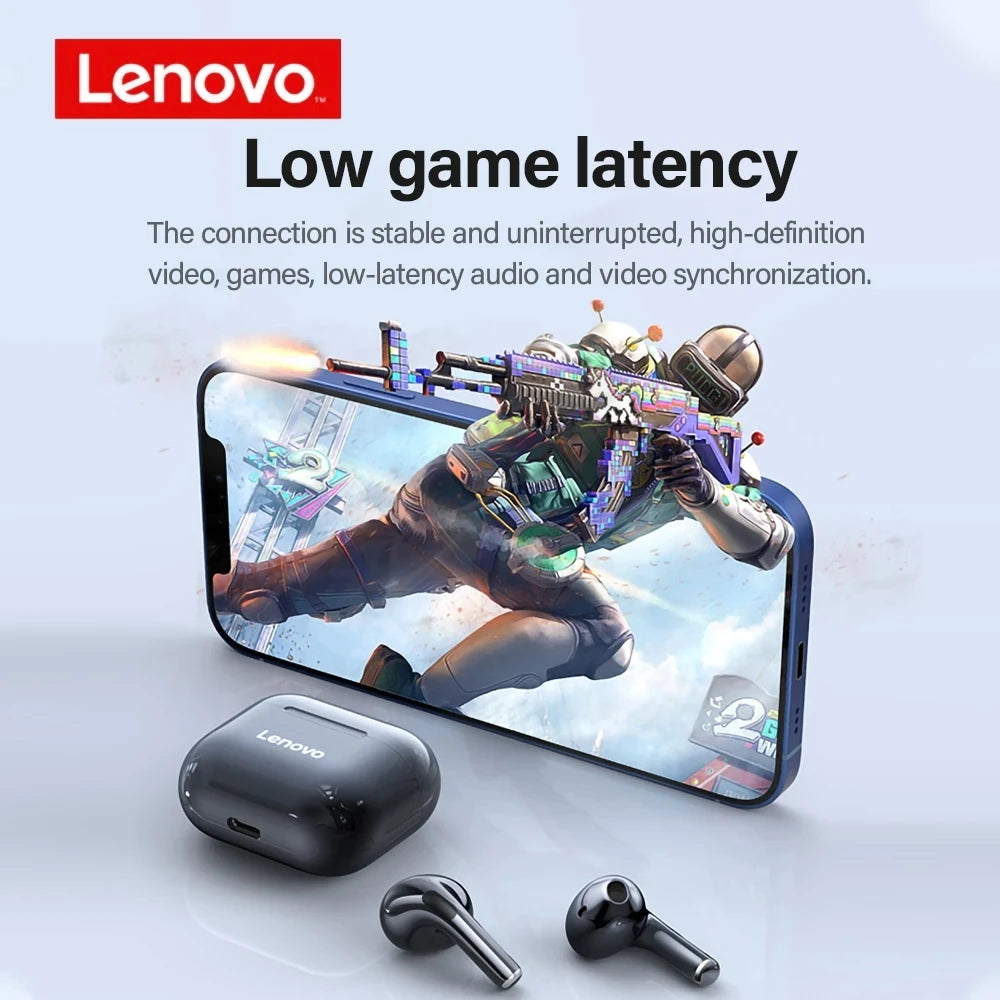 Bluetooth slušalke Lenovo LP40 | HIFI zvok, Bluetooth 5.0, brezžični stereo TWS