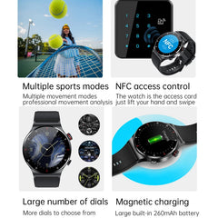 GPS ECG+PPG Bluetooth Call Pametna ura Moška 2024 Športna zapestnica NFC Vodoodporna po meri Watch Face Moška pametna ura za IOS Android