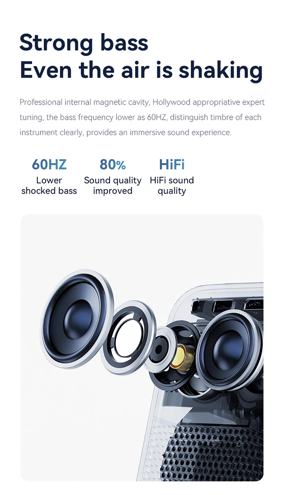 Mini projektor WANBO T2 Max Android 9.0, 1080p Full HD, 450 ANSI, WiFi, prenosni s HiFi zvokom za dom in na prostem 