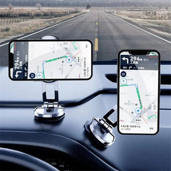 Metal Magnetic Car Phone Holder Folding Magnet Mount Mobile Cell Phone Stand GPS Support for iPhone 14 13 Xiaomi Huawei Samsung