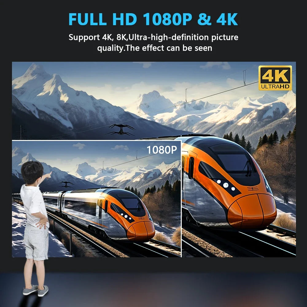 XIWBSY Full HD 1080P projektor 25000 lumnov Wifi6 8K Android projektor 3D Smart Home Theater Cinema Proyector Outdoor Beamer