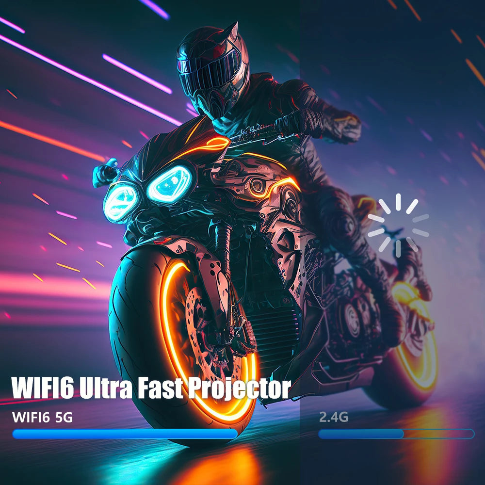 Projektor Magcubic HY320 Android 11, 4K Native 1080P, 390 ANSI, dvojni WiFi 6, BT5.0, prenosni kino na prostem