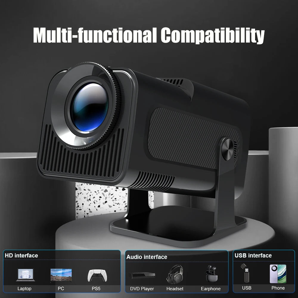 Magcubic HY320 Projector Android 11, 4K Native 1080P, 390 ANSI, Dual WiFi 6, BT5.0, Portable Outdoor Cinema