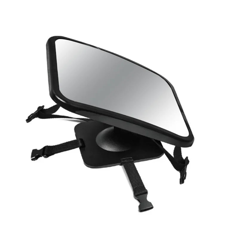 360° Rotating Baby Safety Mirror for Car | Shatterproof, Wide-Angle, Secure Mounting