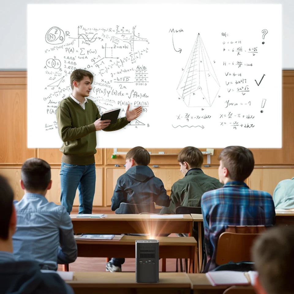 VEVSHAO V30 3D projektor - 4K pametni prenosni domači kino Android 