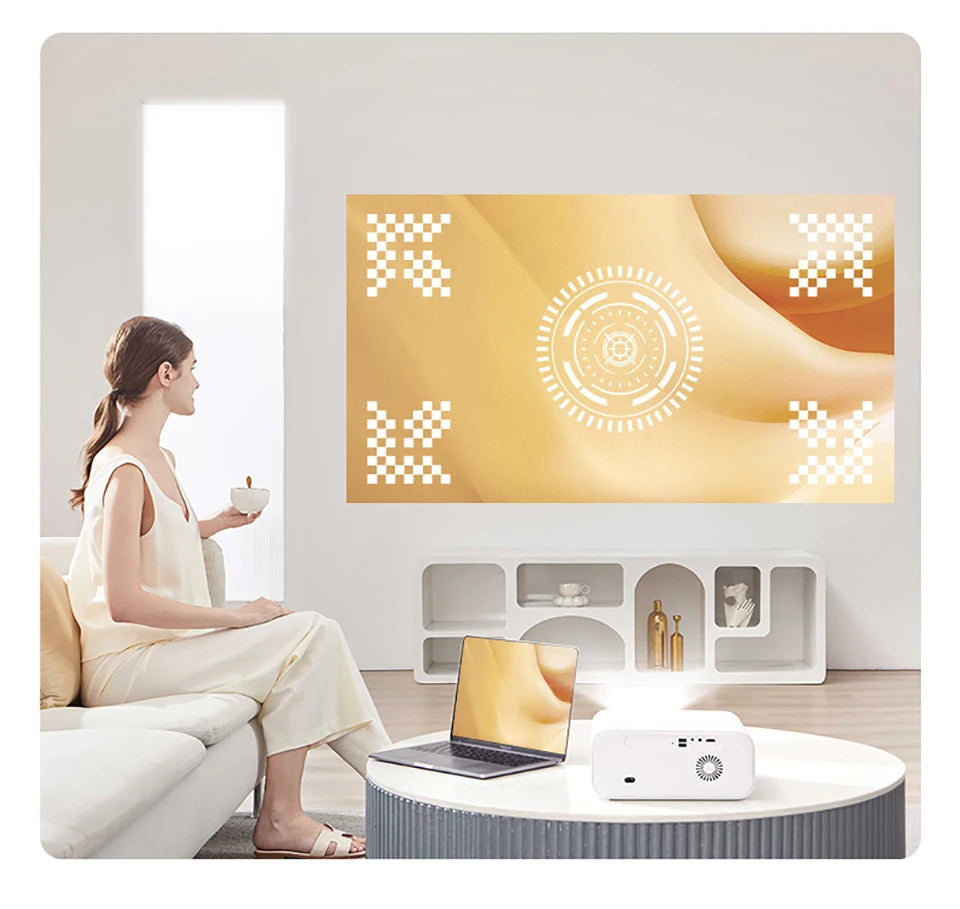 Wanbo X5 1100ANSI Android 9.0 projektor Dual Band Wifi 6 4K 1080P 20000 Lumnov projektor Office Home Theater Beamer Proyector 