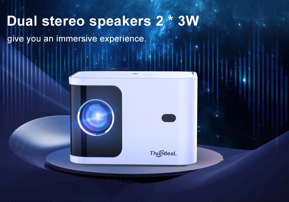 Mini projektor ThundeaL TD91/TD91W HD - 1080P, podpora za 4K, 5G WiFi, Android 