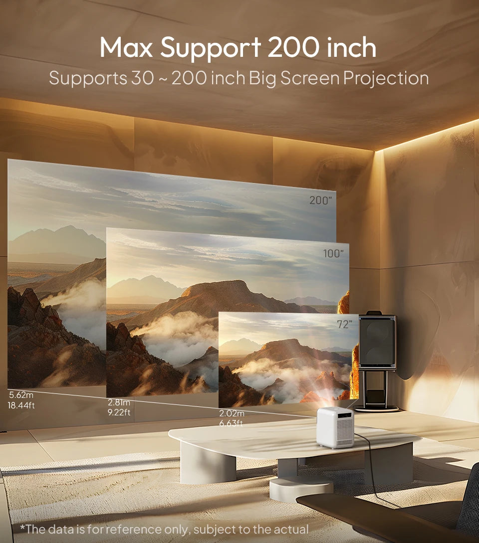 BYINTEK LOVE U4 Smart Mini projektor za domači kino 4K 1080P Video Android WIFI za pametni telefon Kino 