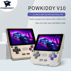 V10 Handheld Game Console - 3.5-Inch 480x320 IPS OCA Full Screen, Retro Opendinglinux System