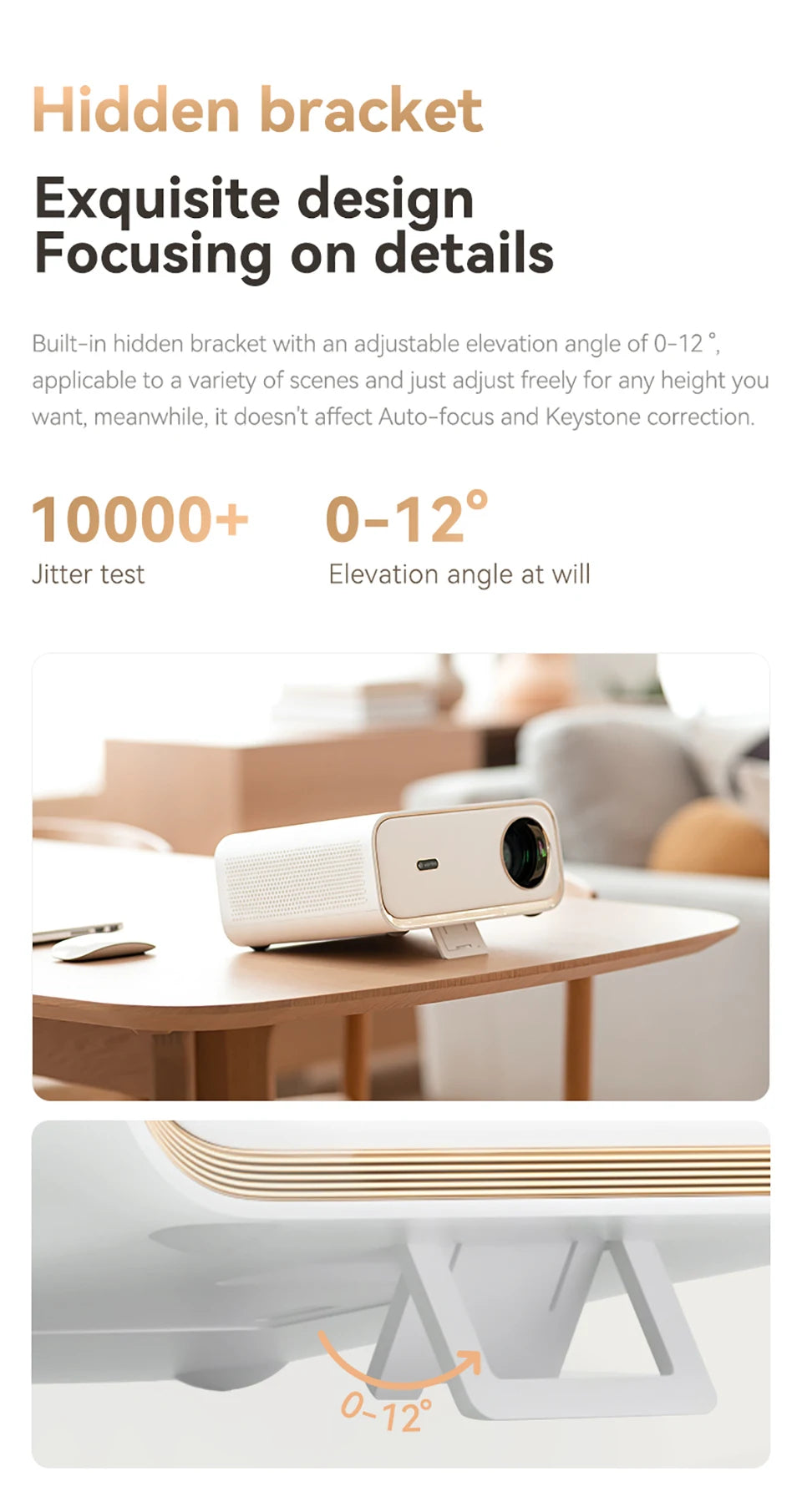 Wanbo X5 1100ANSI Android 9.0 projektor Dual Band Wifi 6 4K 1080P 20000 Lumnov projektor Office Home Theater Beamer Proyector 