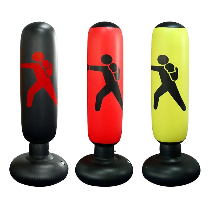 Inflatable Boxing Punching Bag | Muay Thai Training & Fitness Punching Stand