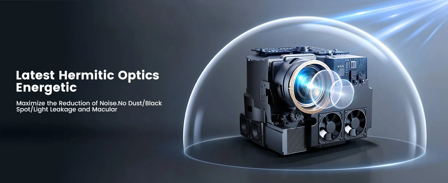 Projektor, ki podpira Wimius 4K - 30000 lumnov, samodejno ostrenje, WiFi 6 in Dolby Audio 