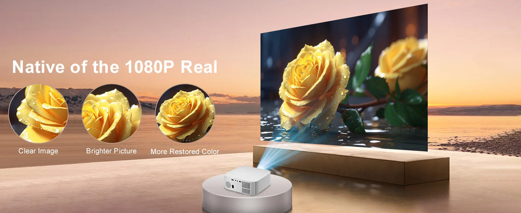 Pametni projektor Salange P92MAX Android 13 – z licenco Netflix, podpora za 4K 