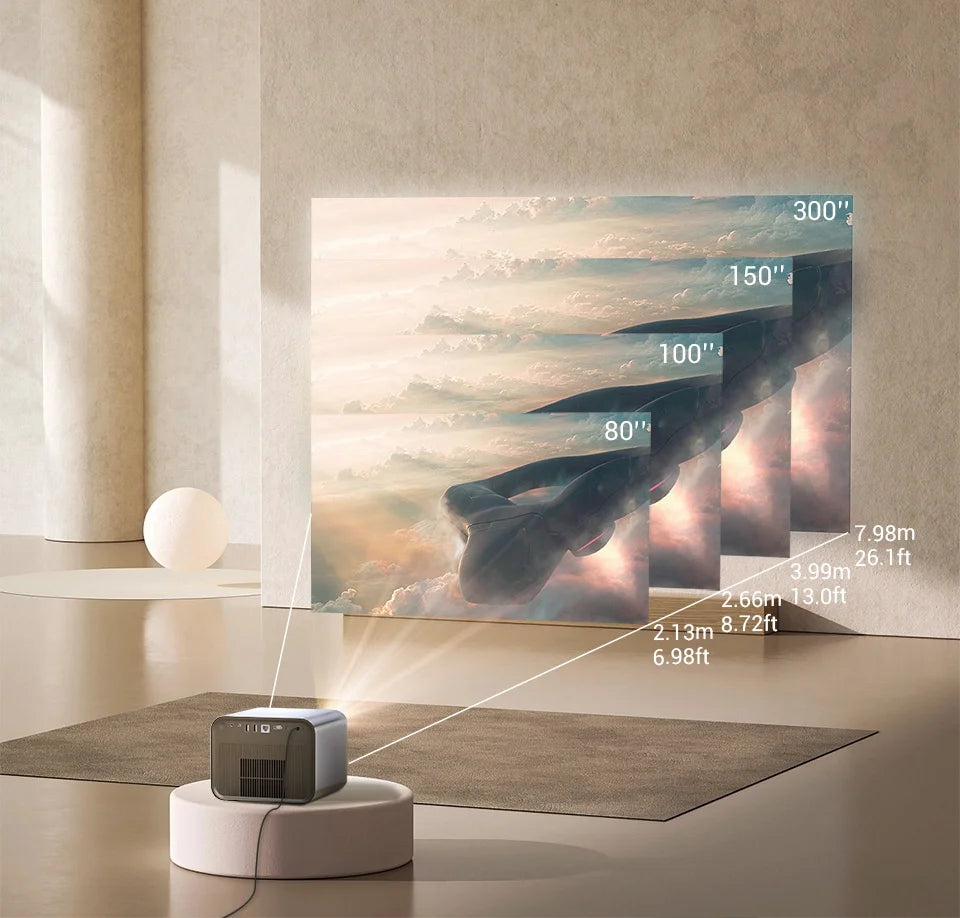 BYINTEK R90 Rock Full HD 1080P DLP projektor - 2200 ANSI lumnov, Android TV 11