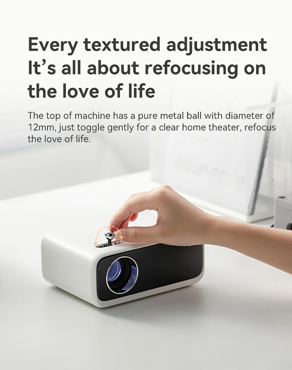 Wanbo Mini Protable Multimedia 720P Smart Projector Proyector Home Theater Video Beam LED 250 ANSI Projector Full HD