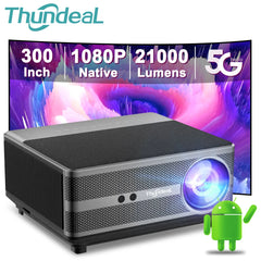 ThundeaL TD98 Full HD Native 1080P WiFi LED projektor - 2K/4K video, Android, domači kino kino projektor