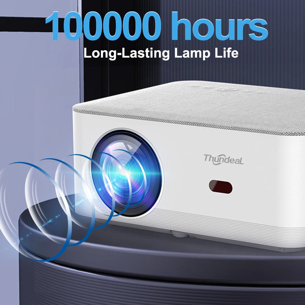 ThundeaL TD92 Pro Portable Mini Projector - 1080P FHD, 4K Video, WiFi, Android, 3D Home Theater System