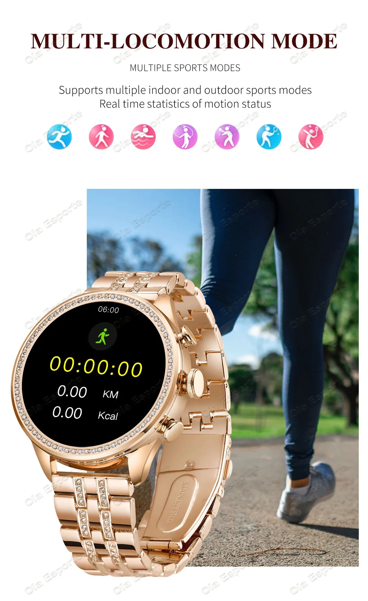 Ladies Smart Watch G9 Women Bluetooth Call Sport PPG+ECG SmartWatch for Women Gift