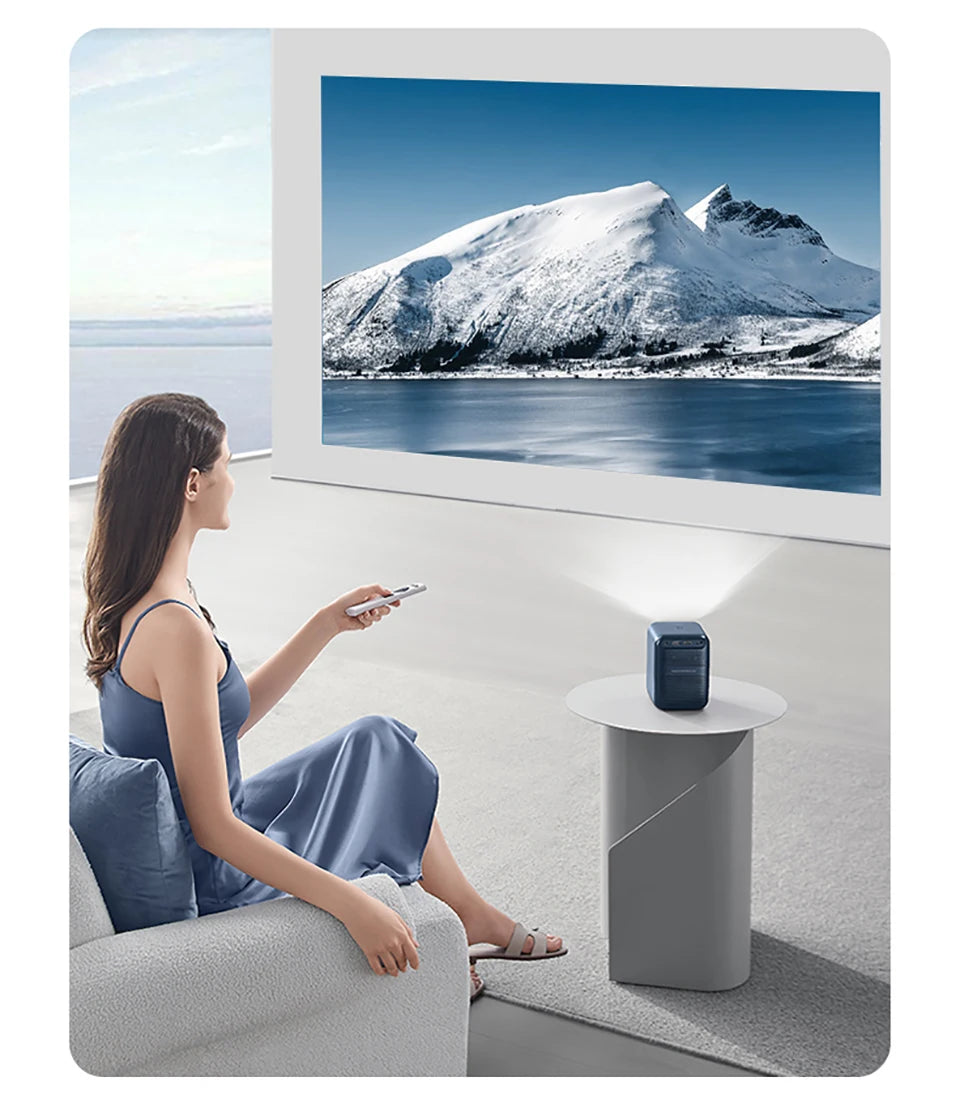 Mini projektor WANBO T2 Max Android 9.0, 1080p Full HD, 450 ANSI, WiFi, prenosni s HiFi zvokom za dom in na prostem 