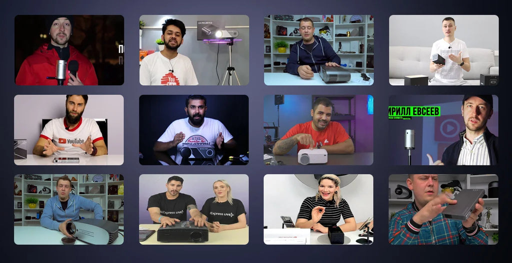 VEVSHAO V30 3D projektor - 4K pametni prenosni domači kino Android 