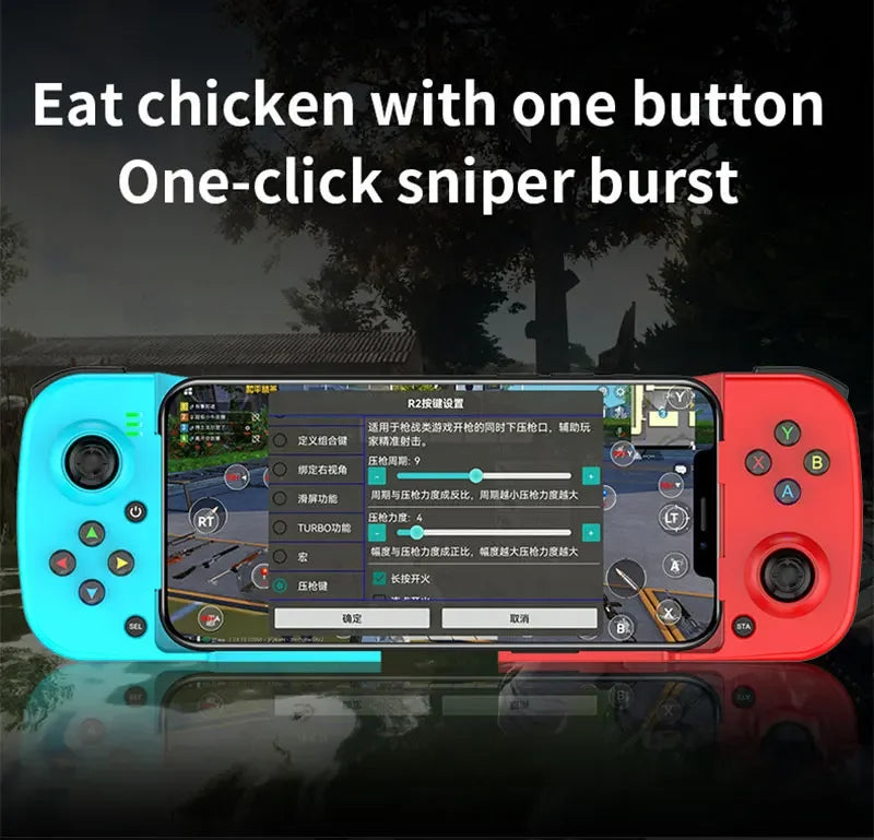 Brezžični BT 5.0 raztegljiv igralni krmilnik za mobilni telefon Android IOS igralna palica igralna palica Eat Chicken igralna ploščica za PS4 Switch PC