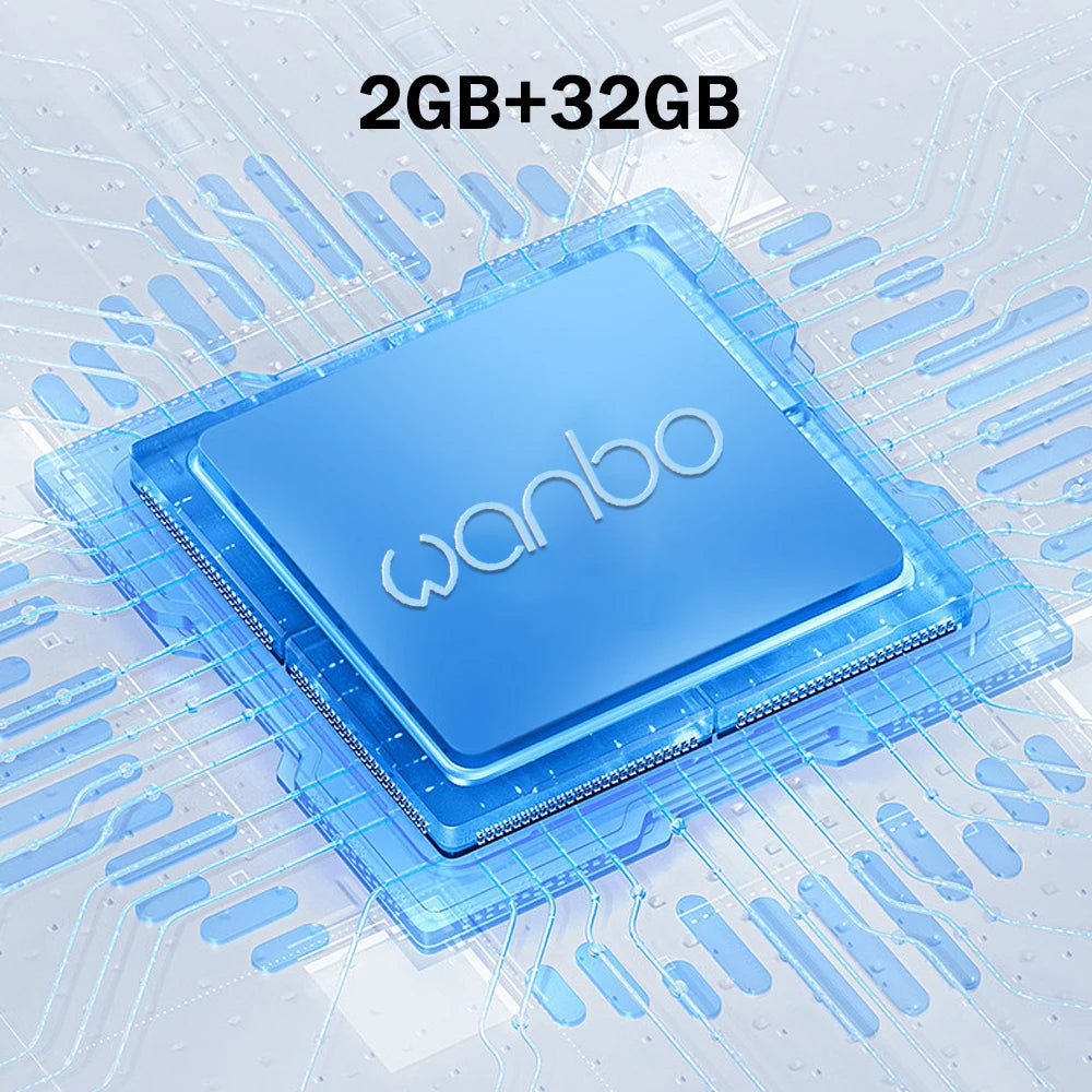 Projektor Wanbo Mozart 1 Full HD 1080P - 900 ANSI lumnov, WiFi 6, samodejno ostrenje in Keystone, pametni Android (2GB+32GB), TV za domači kino 