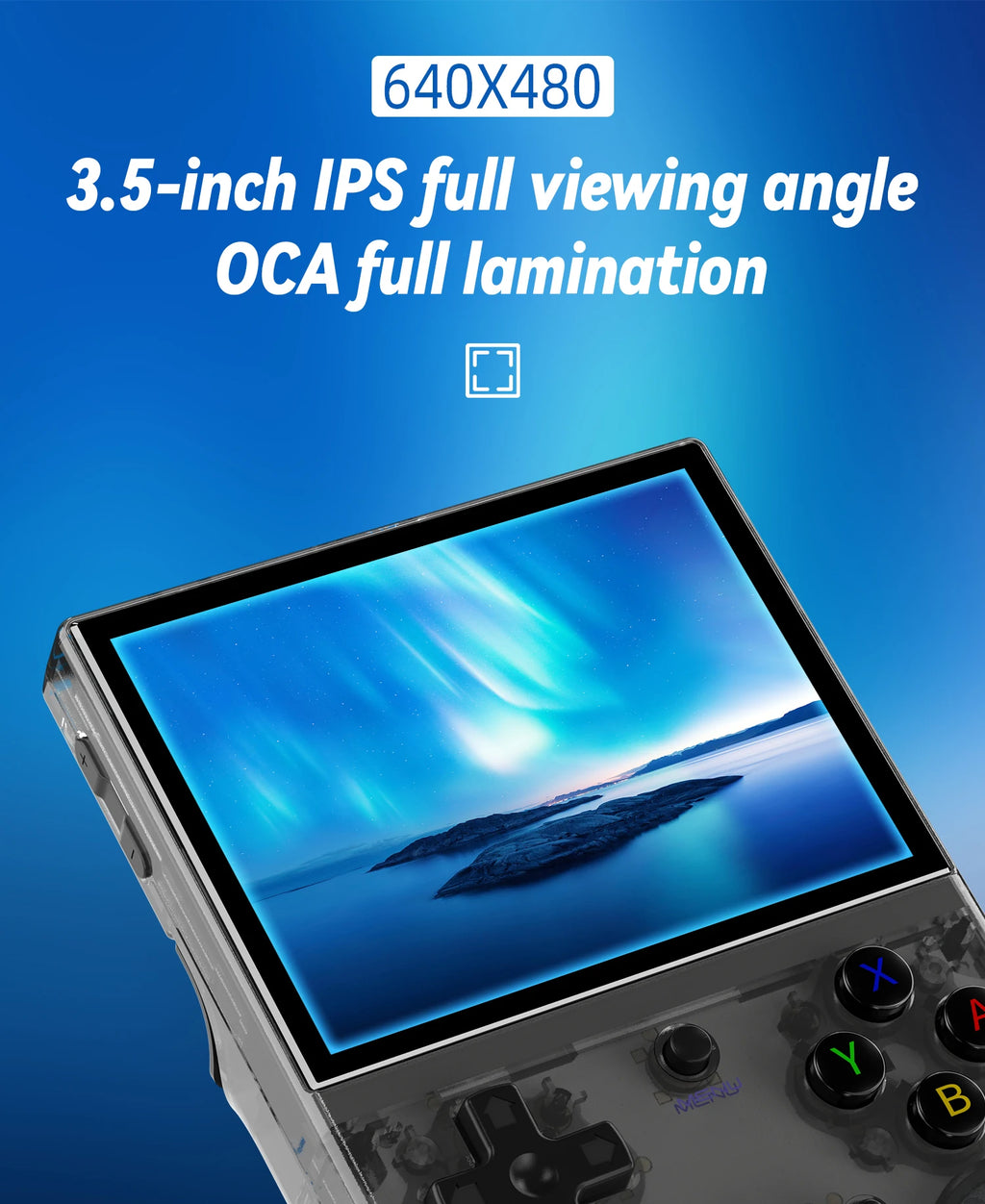 ANBERNIC RG35XX Plus Retro ročna igralna konzola | 3,5'' IPS zaslon, Linux, HD-MI TV izhod, prenosni predvajalnik video iger