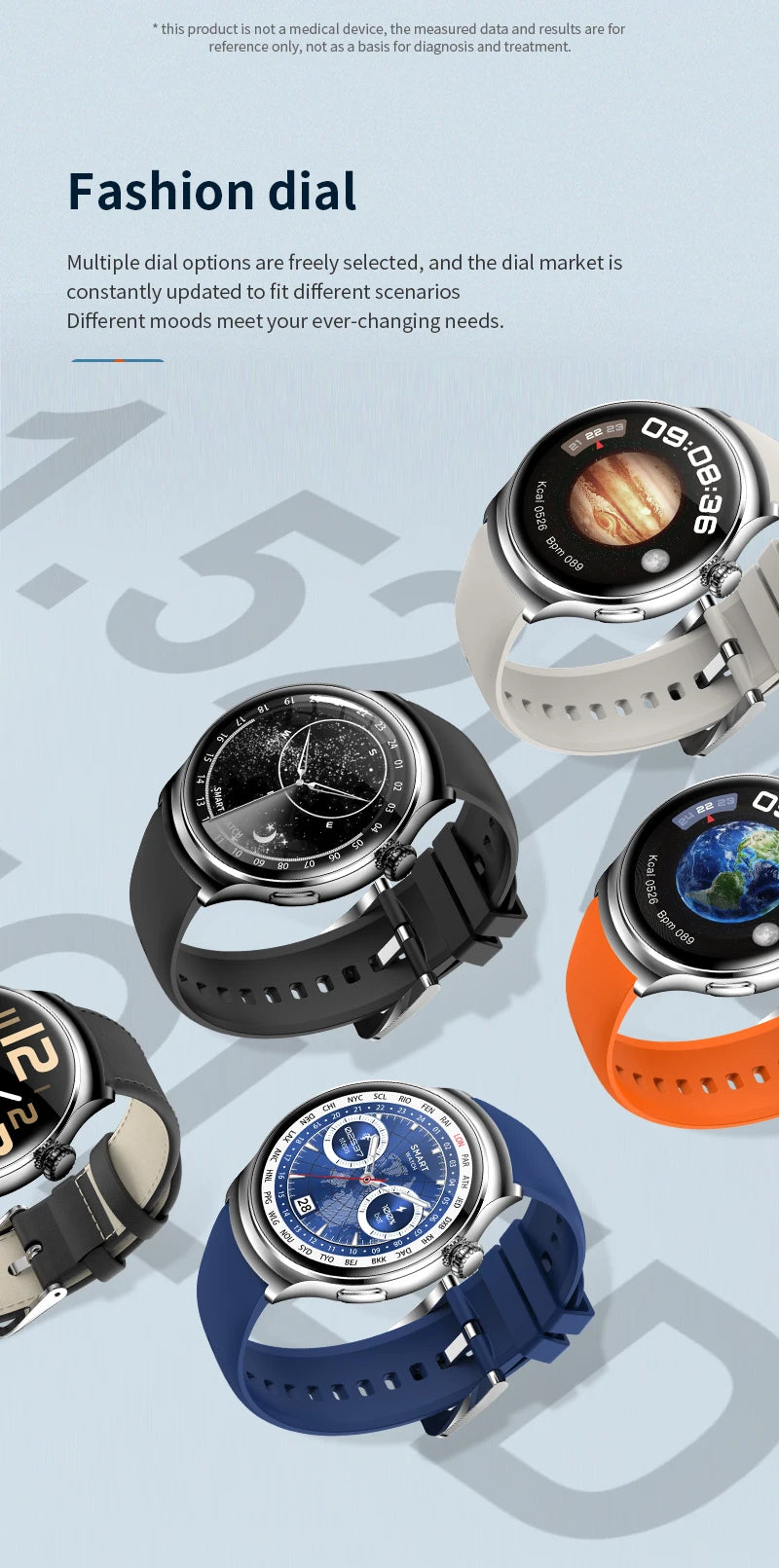 Z93 Pro Smartwatch – 1.52” AMOLED HD Display, Gesture Control, 3-7 Day Battery, Multi-Language, Health & Sports Monitoring iTrade.si