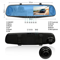 1080p Full HD DVR Dash Camera