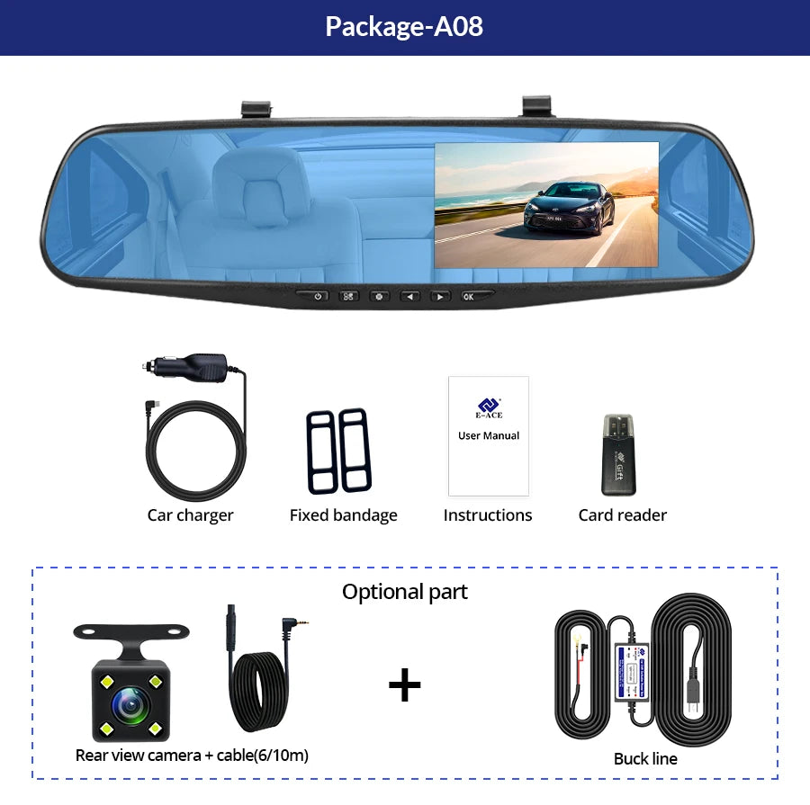 1080p Full HD DVR Dash Camera