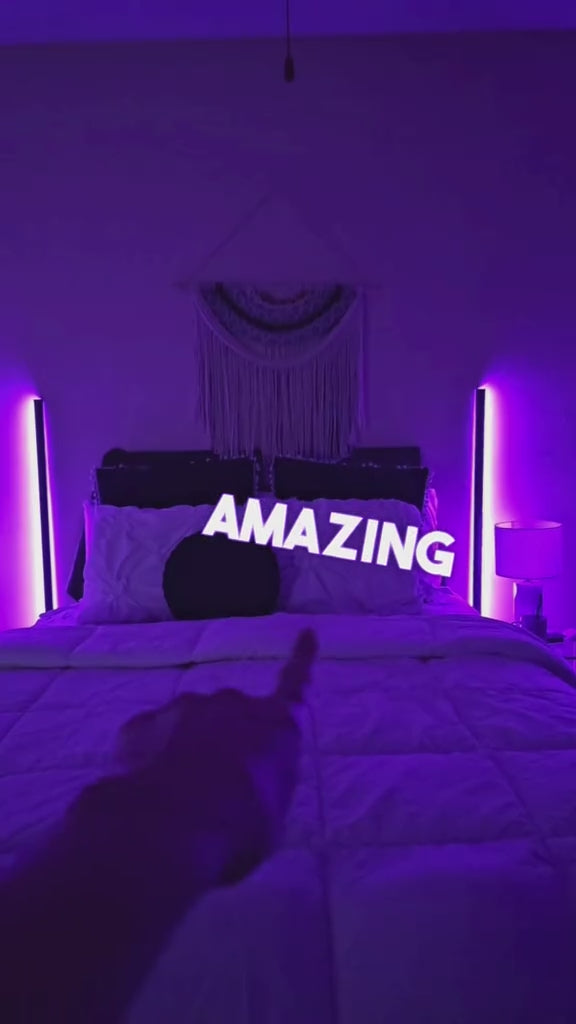 LED Corner Floor Lamp RGB Dream Color Changing Mood Night Lighting Bluetooth APP and Remote Control Music Sync Theater Lighting