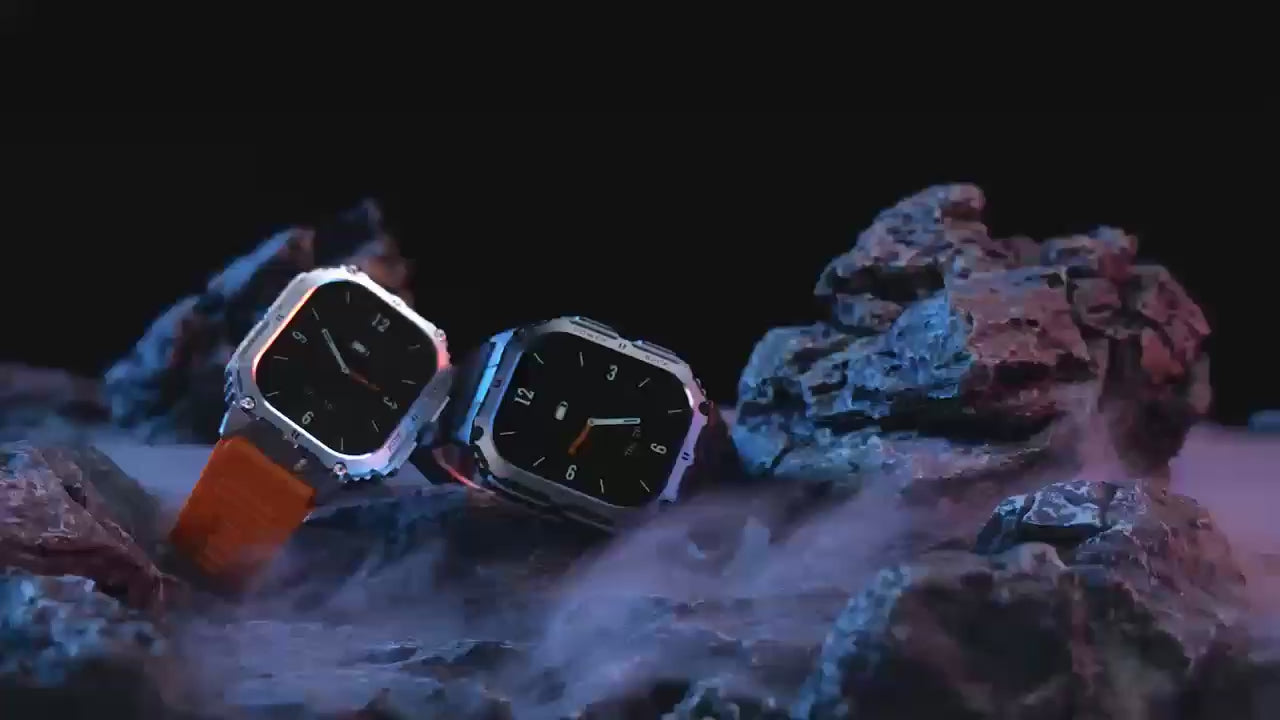 K61 Pro Smartwatch | 1.96'' AMOLED Screen, Bluetooth Music, Compass, 380mAh Battery