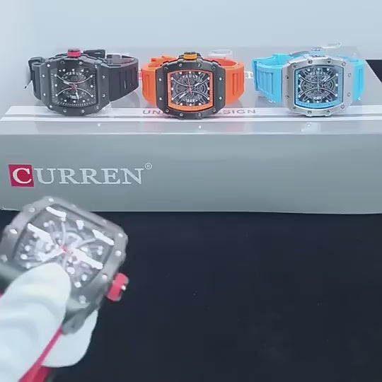 CURREN 8438 Luxury Quartz Men's Watch - Waterproof, Japanese Movement, Sporty & Fashionable Design