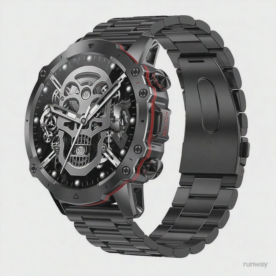 AK56 2023 Outdoor Sport Smartwatch | 1.43'' Round Screen, Health Monitoring, Waterproof