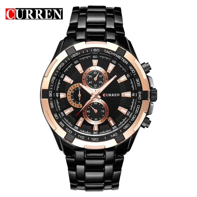 Curren 8023 Men's Sports Watch | Stainless Steel Band, Quartz Movement iTrade.si