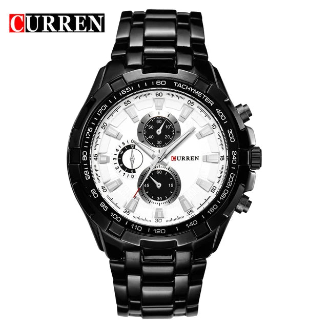 Curren 8023 Men's Sports Watch | Stainless Steel Band, Quartz Movement iTrade.si