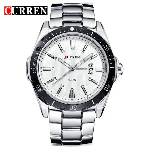 Curren 8110 Men's Quartz Watch | Fashion, Stainless Steel, Luxury Design iTrade.si