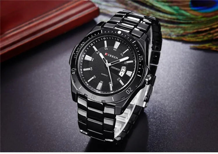 Curren 8110 Men's Quartz Watch | Fashion, Stainless Steel, Luxury Design iTrade.si