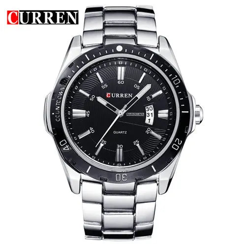 Curren 8110 Men's Quartz Watch | Fashion, Stainless Steel, Luxury Design iTrade.si