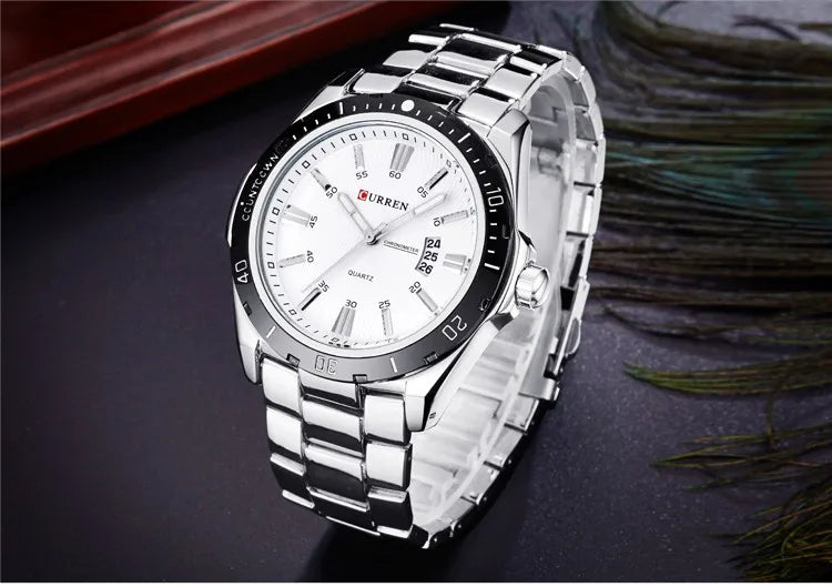 Curren 8110 Men's Quartz Watch | Fashion, Stainless Steel, Luxury Design iTrade.si