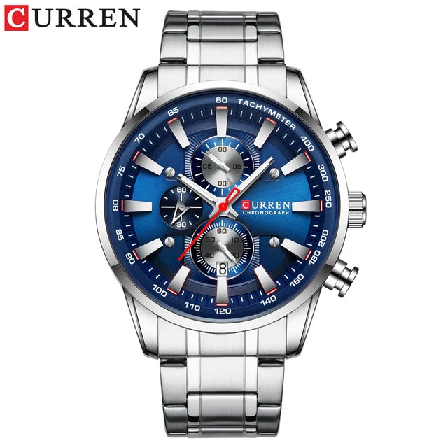 Curren 8351 Men's Wristwatch | Stainless Steel, Quartz Movement, Business Style iTrade.si