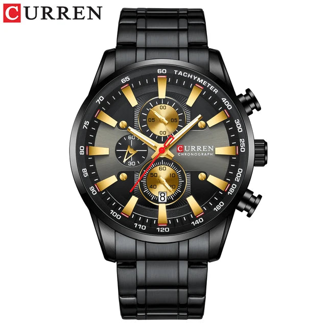 Curren 8351 Men's Wristwatch | Stainless Steel, Quartz Movement, Business Style iTrade.si